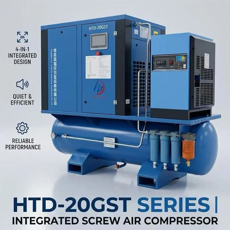 Compressor de ar 4 em 1 15KW 16 barras