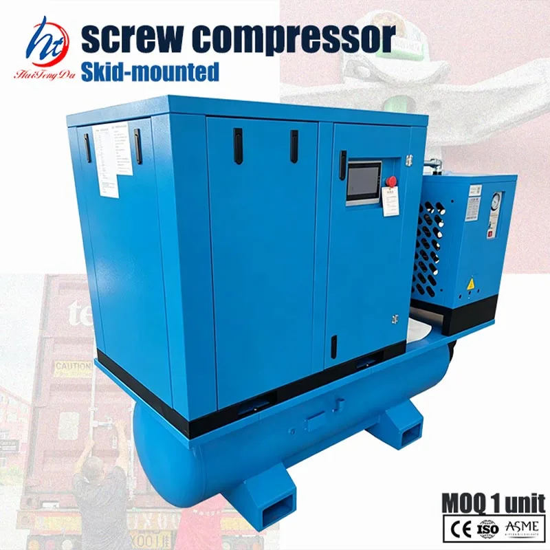 Compressor de ar de parafuso 4 em 1