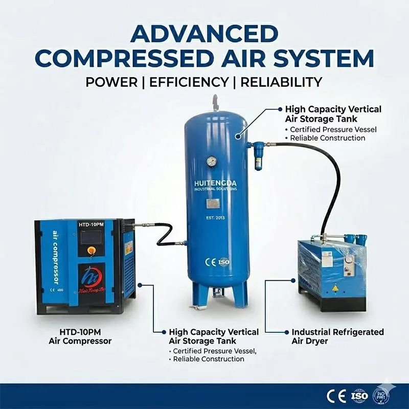 Compressor de ar 75 HP 380V 50HZ com secador